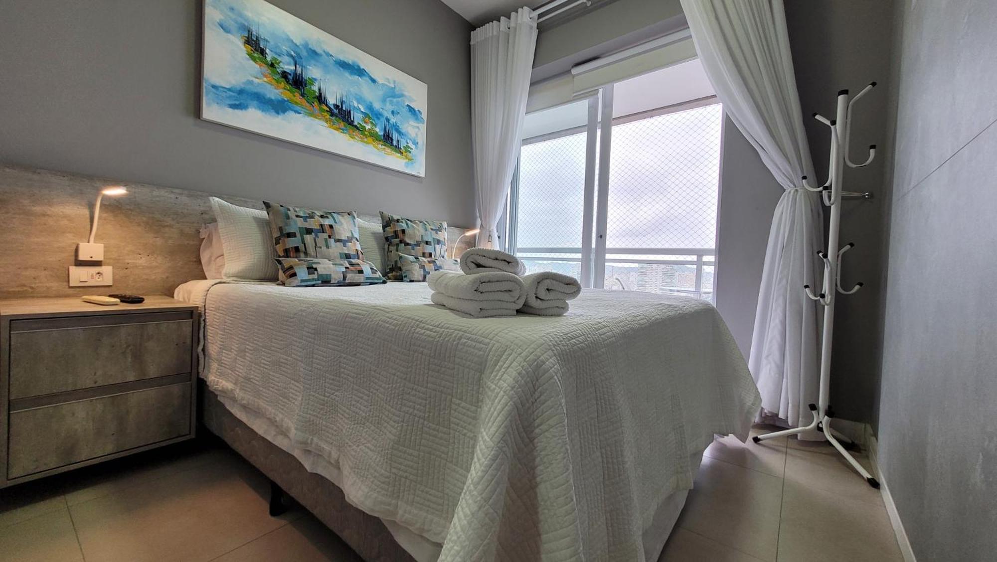 Booksantos Unlimited 2705 - Veja O Mar Da Cama Apartment Exterior photo