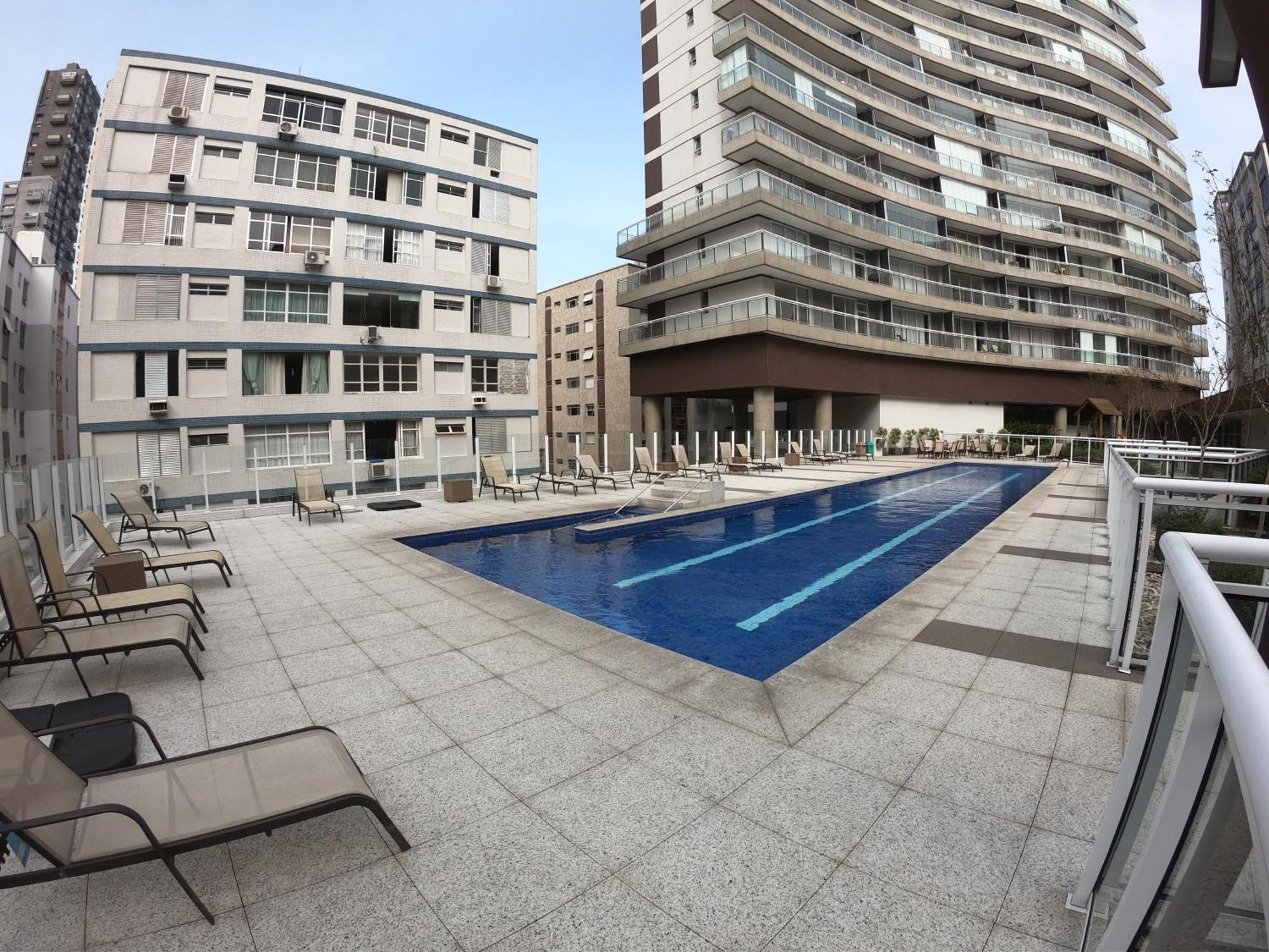 Booksantos Unlimited 2705 - Veja O Mar Da Cama Apartment Exterior photo
